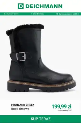 Deichmann - gazetka promocyjna Botki zimowe i śniegowce damskie od środy 19.11  - strona 10