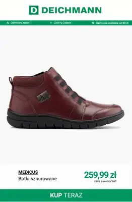 Deichmann - gazetka promocyjna Botki zimowe i śniegowce damskie od środy 19.11  - strona 14