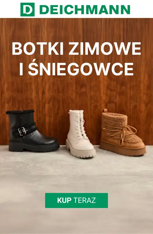 Deichmann - gazetka promocyjna Botki zimowe i śniegowce damskie od środy 19.11 