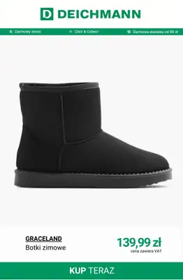 Deichmann - gazetka promocyjna Botki zimowe i śniegowce damskie od środy 19.11  - strona 11
