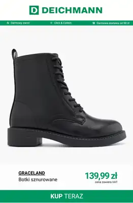 Deichmann - gazetka promocyjna Botki zimowe i śniegowce damskie od środy 19.11  - strona 12