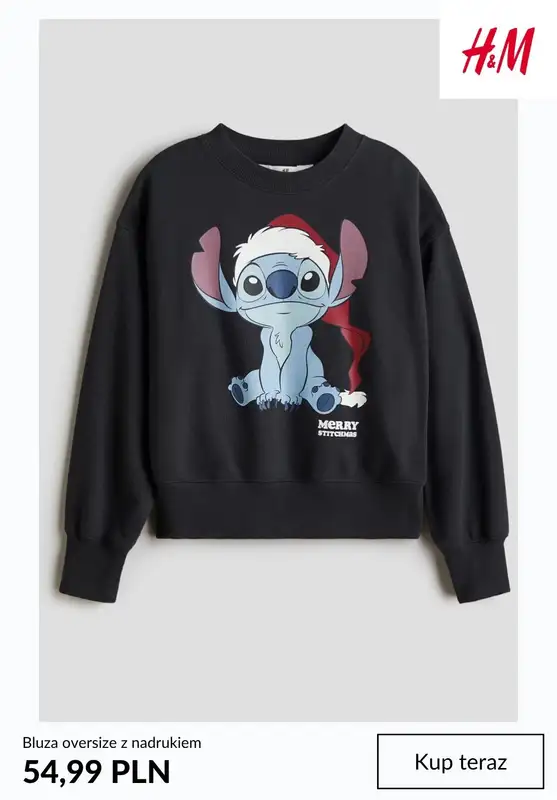 H&M - gazetka promocyjna Świąteczne swetry dziecięce od środy 19.11  - strona 9