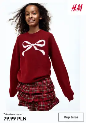 H&M - gazetka promocyjna Świąteczne swetry dziecięce od środy 19.11  - strona 2