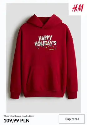 H&M - gazetka promocyjna Świąteczne swetry dziecięce od środy 19.11  - strona 8