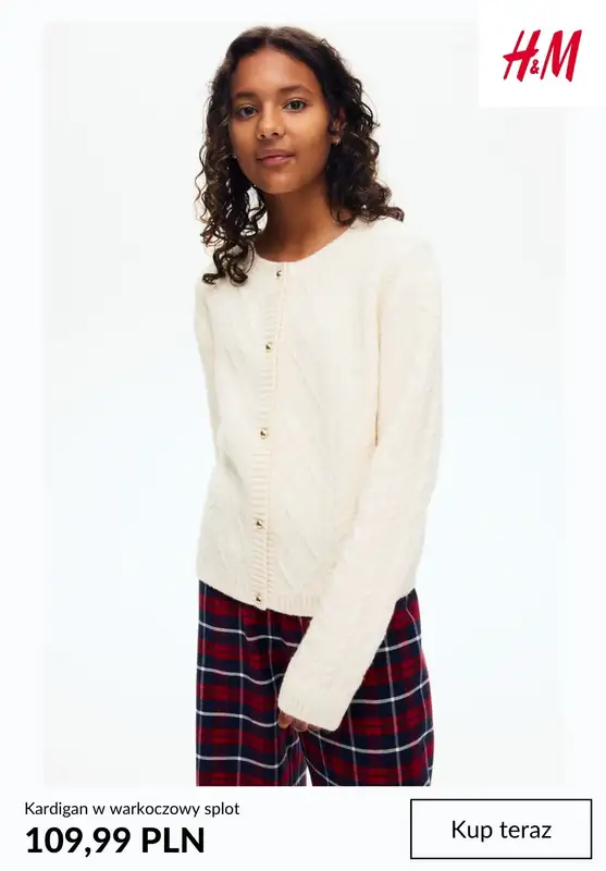 H&M - gazetka promocyjna Świąteczne swetry dziecięce od środy 19.11  - strona 6