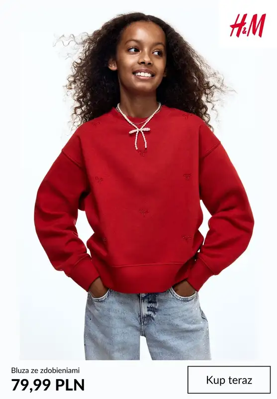 H&M - gazetka promocyjna Świąteczne swetry dziecięce od środy 19.11  - strona 3
