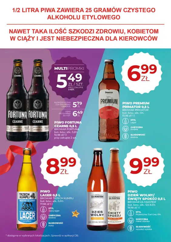 Duży Ben - gazetka promocyjna Gazetka piwna od środy 19.11 do wtorku 02.12 - strona 12