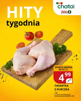 Chata Polska - gazetka promocyjna Hity tygodnia od czwartku 20.11 do soboty 22.11