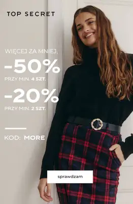 Top Secret - gazetka promocyjna -50% przy zakupie 4 produktów od środy 19.11 do środy 26.11