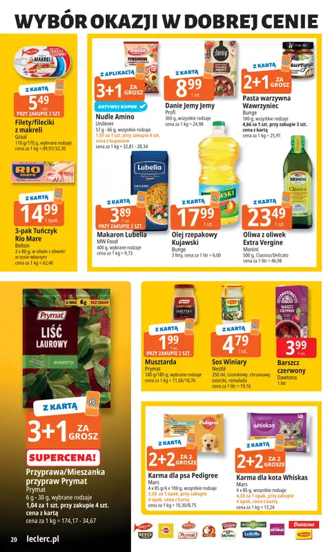 Leclerc - gazetka promocyjna Oferta E.Leclerc I Black Friday od wtorku 18.11 do soboty 29.11 - strona 20