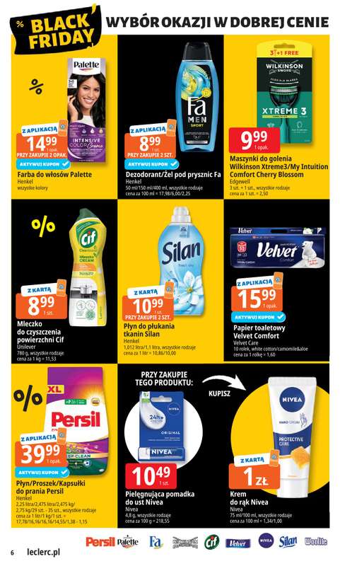 Leclerc - gazetka promocyjna Oferta E.Leclerc I Black Friday od wtorku 18.11 do soboty 29.11 - strona 6
