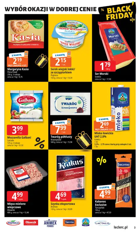Leclerc - gazetka promocyjna Oferta E.Leclerc I Black Friday   - strona 3