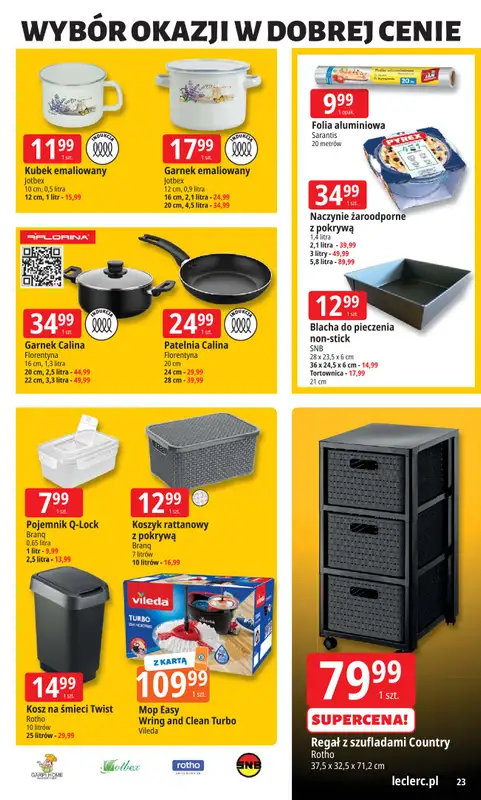 Leclerc - gazetka promocyjna Oferta E.Leclerc I Black Friday od wtorku 18.11 do soboty 29.11 - strona 23