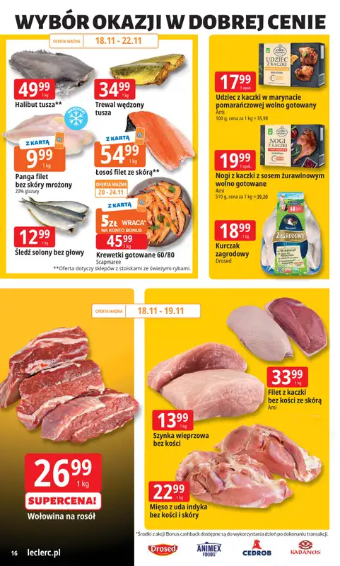 Leclerc - gazetka promocyjna Oferta E.Leclerc I Black Friday od wtorku 18.11 do soboty 29.11 - strona 16
