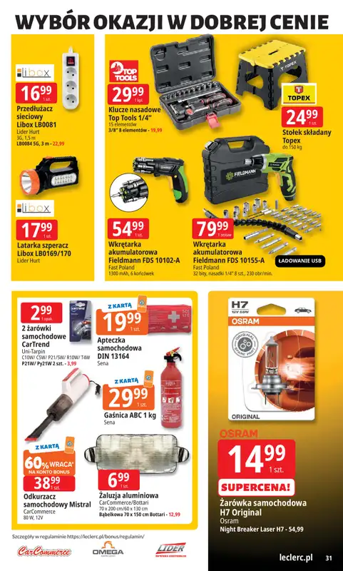 Leclerc - gazetka promocyjna Oferta E.Leclerc I Black Friday od wtorku 18.11 do soboty 29.11 - strona 31