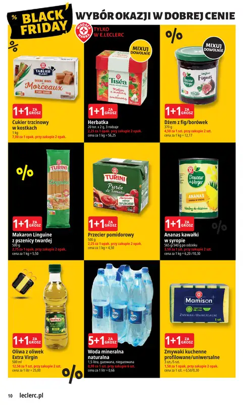Leclerc - gazetka promocyjna Oferta E.Leclerc I Black Friday od wtorku 18.11 do soboty 29.11 - strona 10