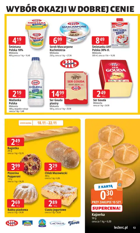 Leclerc - gazetka promocyjna Oferta E.Leclerc I Black Friday od wtorku 18.11 do soboty 29.11 - strona 13