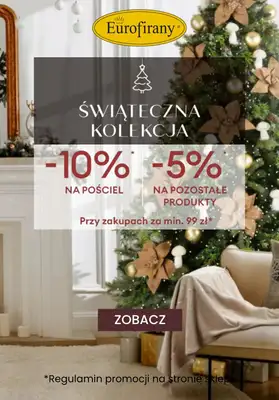 Eurofirany - gazetka promocyjna Rabaty na świąteczną kolekcję od środy 19.11 do piątku 21.11