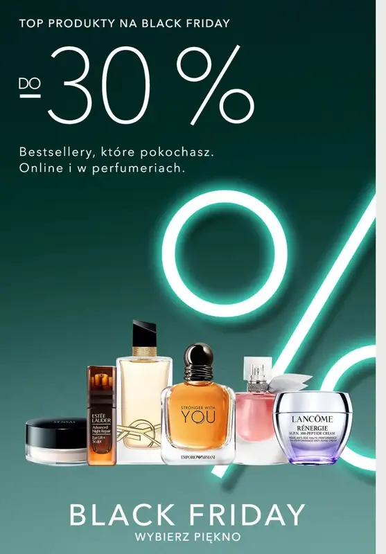 BLACK FRIDAY - gazetka promocyjna Douglas | Do -30% wybrane produkty na Black Friday! od środy 19.11 do środy 26.11
