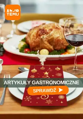 Temu - gazetka promocyjna Artykuły gastronomiczne od środy 19.11 