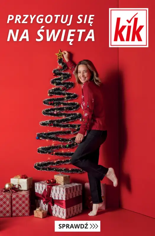 KiK - gazetka promocyjna Przygotuj się na Święta z KiK! od środy 19.11 do środy 24.12