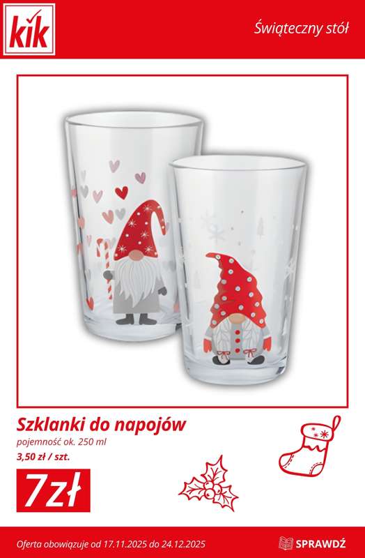 KiK - gazetka promocyjna Przygotuj się na Święta z KiK! od środy 19.11 do środy 24.12 - strona 8