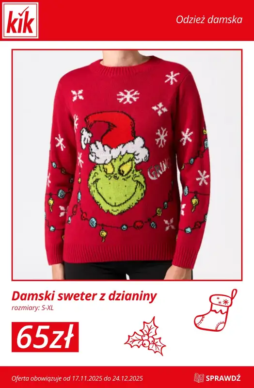 KiK - gazetka promocyjna Przygotuj się na Święta z KiK! od środy 19.11 do środy 24.12 - strona 13