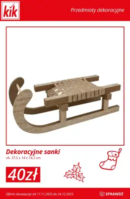 KiK - gazetka promocyjna Przygotuj się na Święta z KiK! od środy 19.11 do środy 24.12 - strona 12