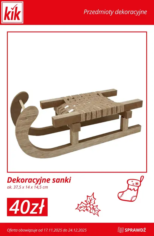 KiK - gazetka promocyjna Przygotuj się na Święta z KiK! od środy 19.11 do środy 24.12 - strona 12