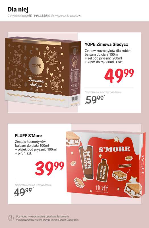Rossmann - gazetka promocyjna Zestawy prezentowe w PROMOCYJNYCH cenach! od czwartku 20.11  - strona 3