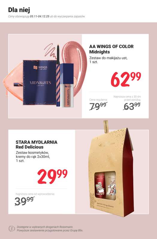 Rossmann - gazetka promocyjna Zestawy prezentowe w PROMOCYJNYCH cenach! od czwartku 20.11  - strona 4