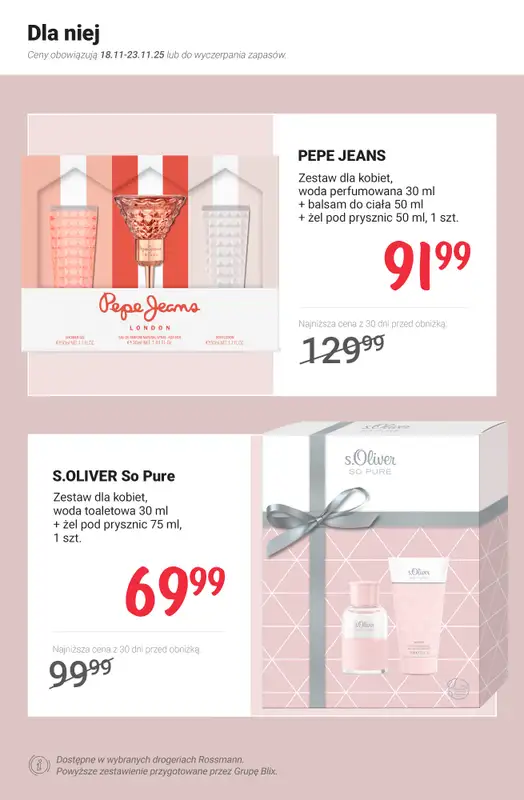 Rossmann - gazetka promocyjna Zestawy prezentowe w PROMOCYJNYCH cenach! od czwartku 20.11  - strona 2