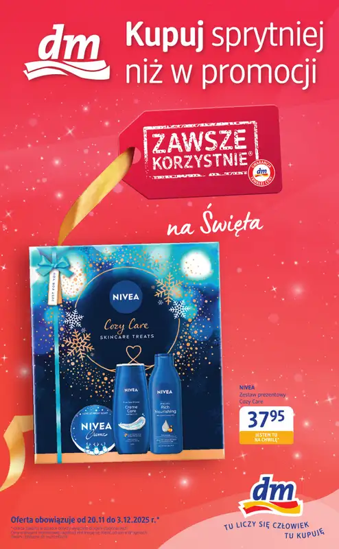 Drogerie DM - gazetka promocyjna Gazetka: Kupuj sprytniej niż w promocji! od czwartku 20.11 do środy 03.12