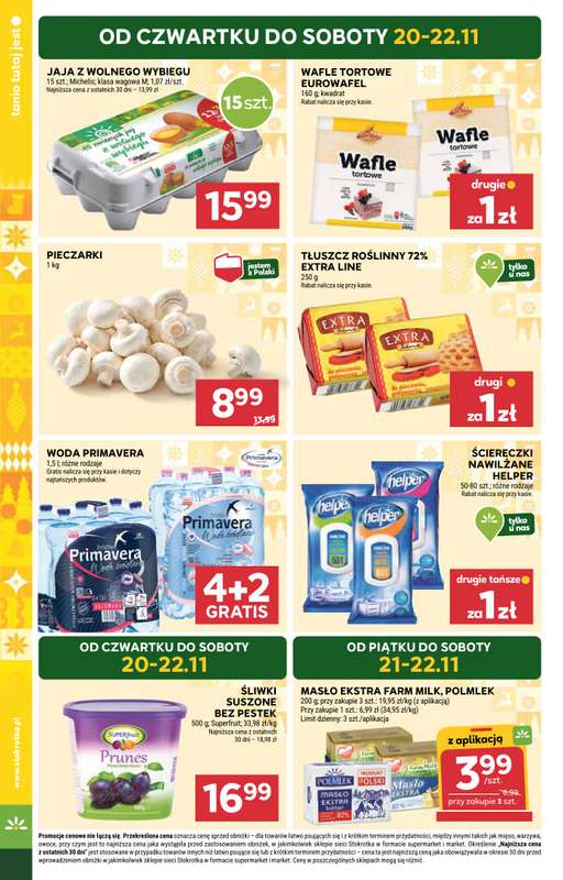 Stokrotka - gazetka promocyjna Gazetka Supermarket od czwartku 20.11 do środy 26.11 - strona 2