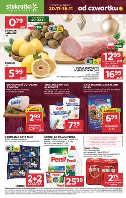 Stokrotka - gazetka promocyjna Gazetka Supermarket od czwartku 20.11 do środy 26.11