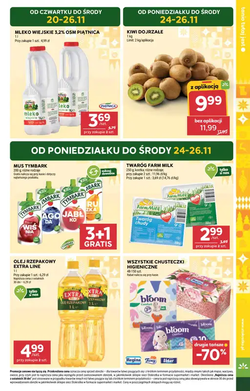 Stokrotka - gazetka promocyjna Gazetka Supermarket od czwartku 20.11 do środy 26.11 - strona 5