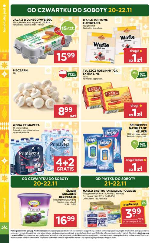 Stokrotka - gazetka promocyjna Gazetka Market od czwartku 20.11 do środy 26.11 - strona 2