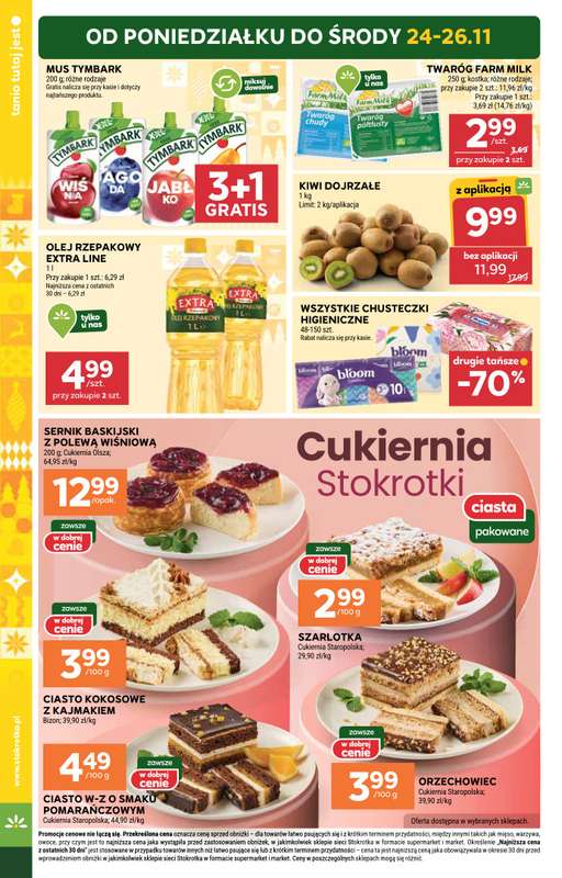 Stokrotka - gazetka promocyjna Gazetka Market od czwartku 20.11 do środy 26.11 - strona 4