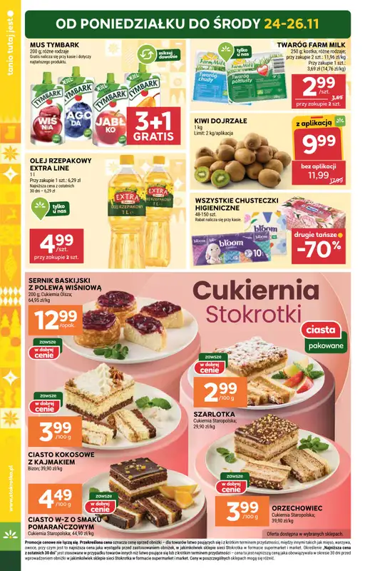 Stokrotka - gazetka promocyjna Gazetka Market od czwartku 20.11 do środy 26.11 - strona 4