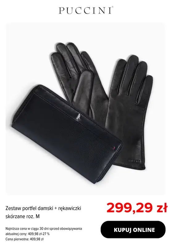 Prezenty - gazetka promocyjna Puccini | Zestawy prezentowe od środy 19.11  - strona 4