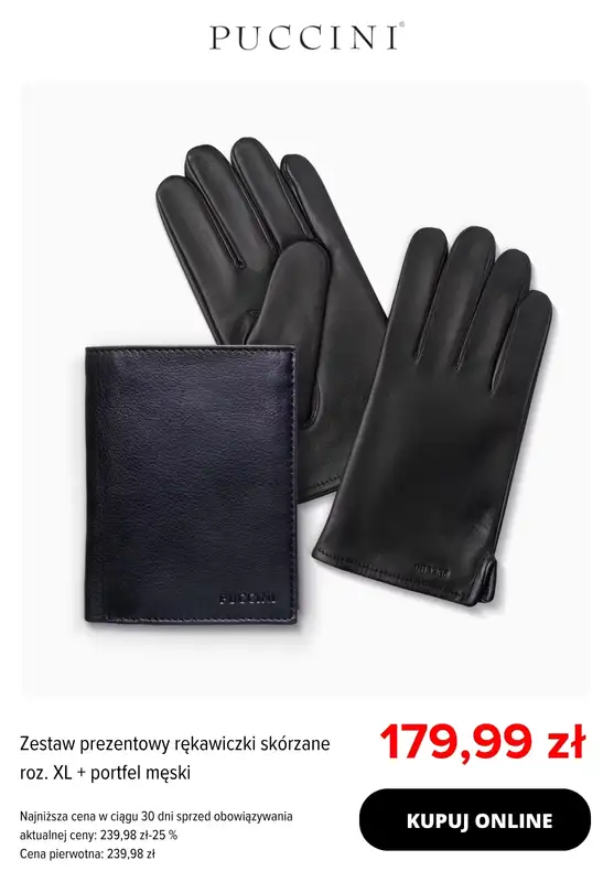 Prezenty - gazetka promocyjna Puccini | Zestawy prezentowe od środy 19.11  - strona 5