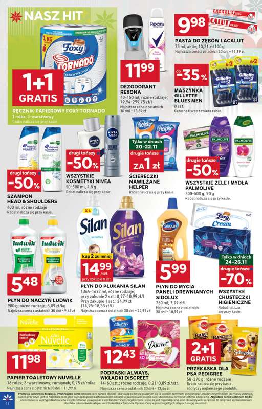 Stokrotka - gazetka promocyjna Gazetka Optima od czwartku 20.11 do środy 26.11 - strona 14