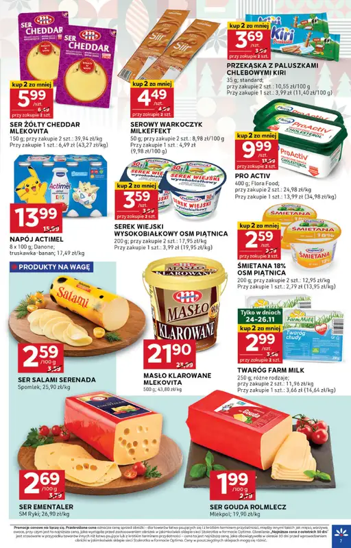 Stokrotka - gazetka promocyjna Gazetka Optima od czwartku 20.11 do środy 26.11 - strona 7