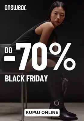 BLACK FRIDAY - gazetka promocyjna Answear | Do -70% Black Friday od środy 19.11 do wtorku 02.12
