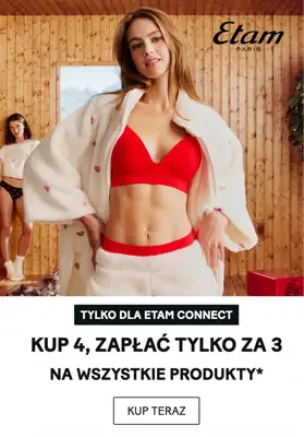 BLACK FRIDAY - gazetka promocyjna Etam | Kup 4 zapłać za 3 od środy 19.11 