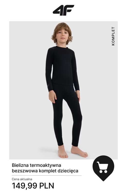 4F - gazetka promocyjna Polary i bielizna termiczna – maksymalne ciepło na zimę od środy 19.11  - strona 11