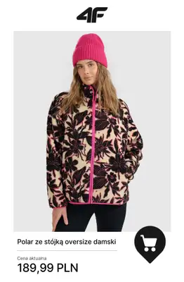 4F - gazetka promocyjna Polary i bielizna termiczna – maksymalne ciepło na zimę od środy 19.11  - strona 7