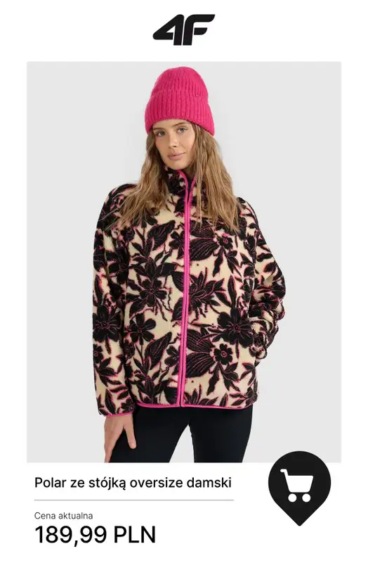 4F - gazetka promocyjna Polary i bielizna termiczna – maksymalne ciepło na zimę od środy 19.11  - strona 7