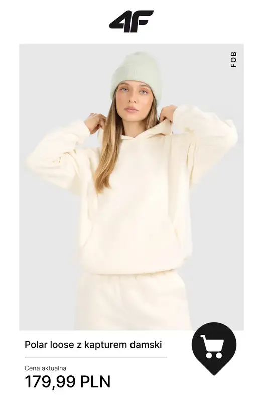 4F - gazetka promocyjna Polary i bielizna termiczna – maksymalne ciepło na zimę od środy 19.11  - strona 5
