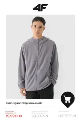 4F - gazetka promocyjna Polary i bielizna termiczna – maksymalne ciepło na zimę od środy 19.11  - strona 12